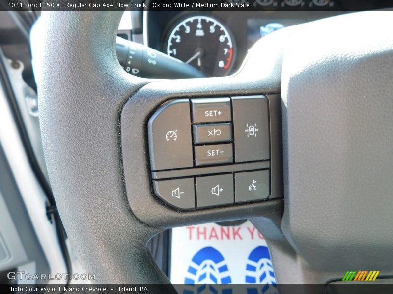 Oxford White / Medium Dark Slate 2021 Ford F150 XL Regular Cab 4x4 Plow Truck