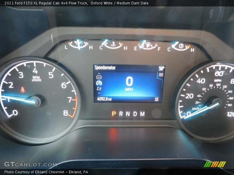  2021 F150 XL Regular Cab 4x4 Plow Truck XL Regular Cab 4x4 Plow Truck Gauges