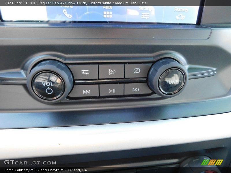 Oxford White / Medium Dark Slate 2021 Ford F150 XL Regular Cab 4x4 Plow Truck