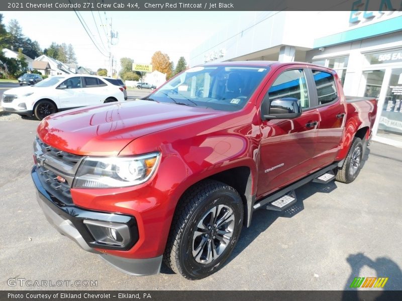 Cherry Red Tintcoat / Jet Black 2021 Chevrolet Colorado Z71 Crew Cab 4x4