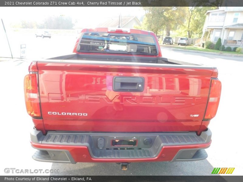 Cherry Red Tintcoat / Jet Black 2021 Chevrolet Colorado Z71 Crew Cab 4x4