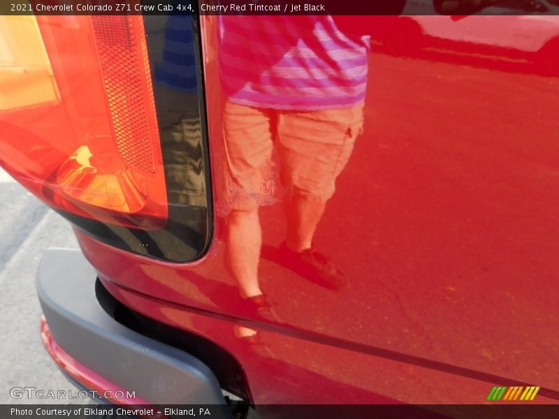 Cherry Red Tintcoat / Jet Black 2021 Chevrolet Colorado Z71 Crew Cab 4x4