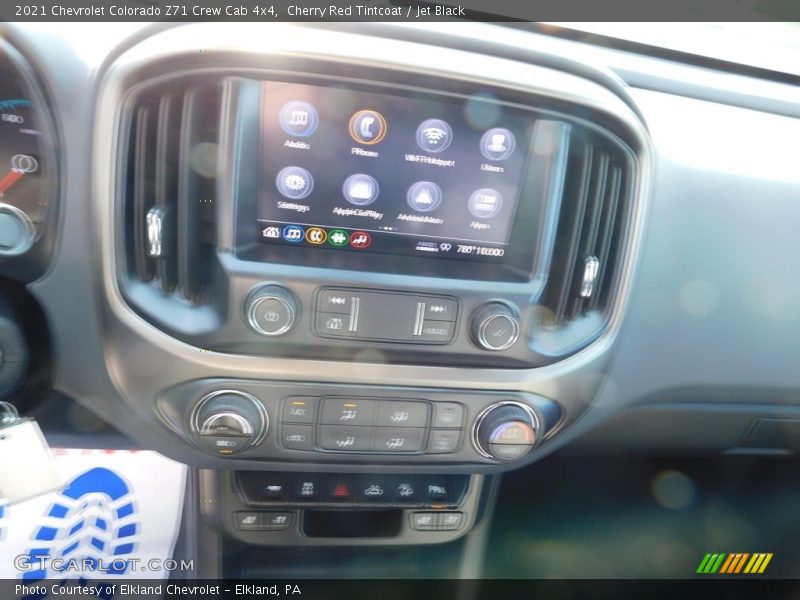 Cherry Red Tintcoat / Jet Black 2021 Chevrolet Colorado Z71 Crew Cab 4x4