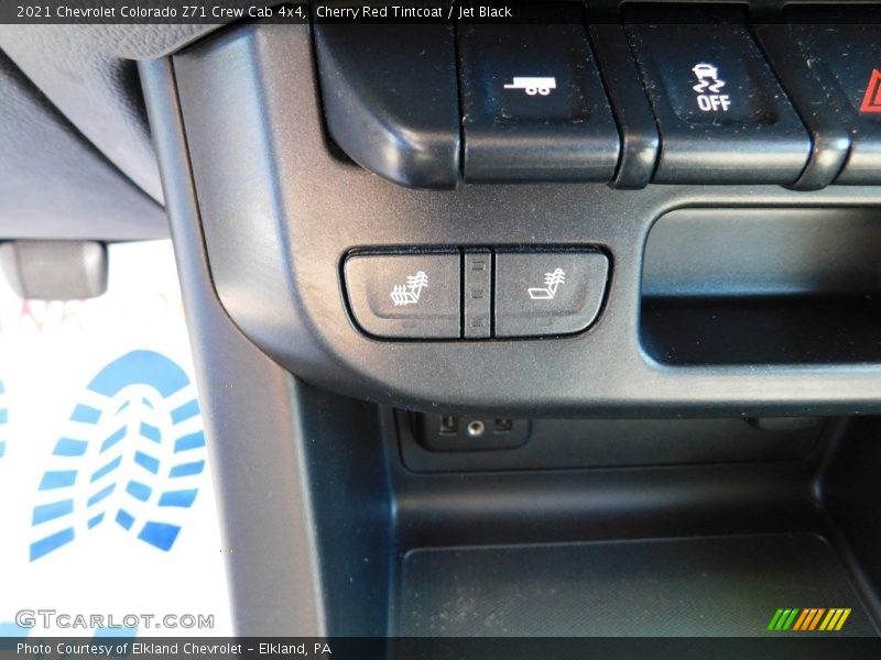 Cherry Red Tintcoat / Jet Black 2021 Chevrolet Colorado Z71 Crew Cab 4x4
