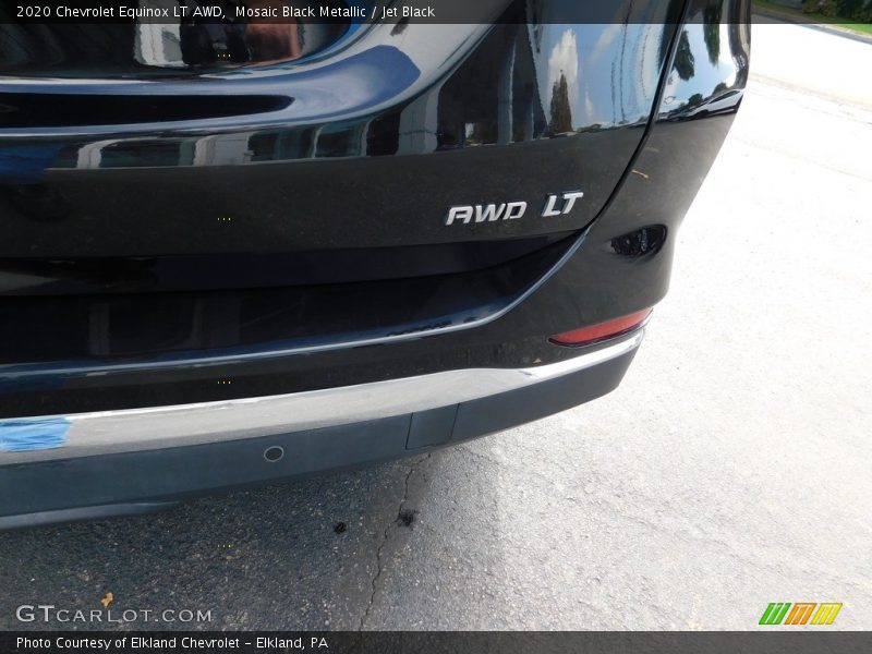 Mosaic Black Metallic / Jet Black 2020 Chevrolet Equinox LT AWD