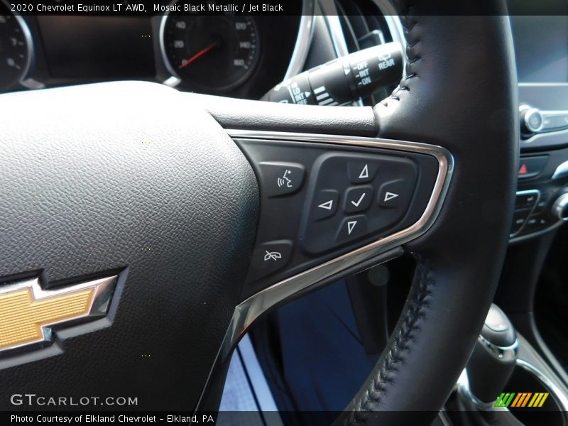 Mosaic Black Metallic / Jet Black 2020 Chevrolet Equinox LT AWD
