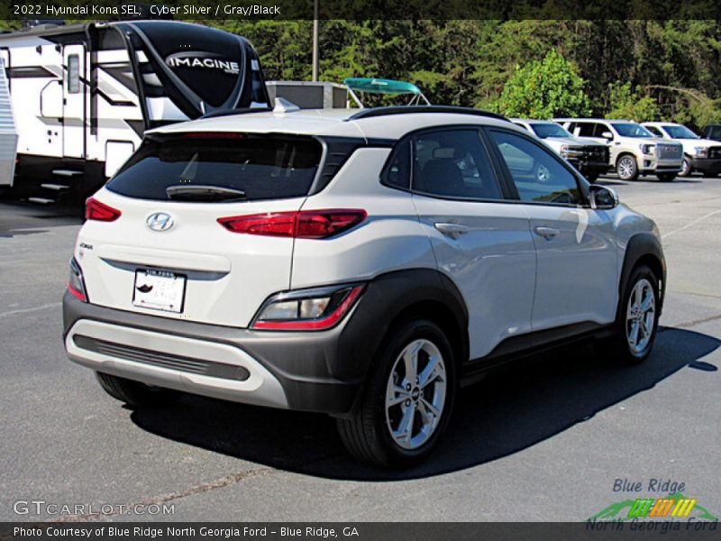 Cyber Silver / Gray/Black 2022 Hyundai Kona SEL