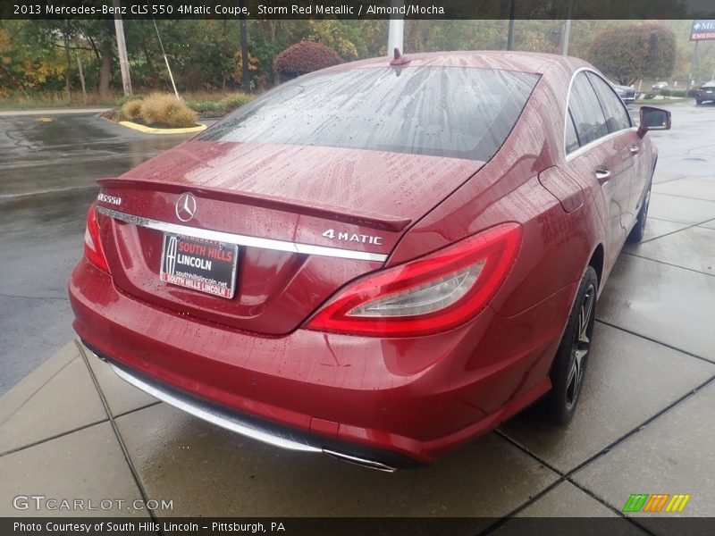 Storm Red Metallic / Almond/Mocha 2013 Mercedes-Benz CLS 550 4Matic Coupe