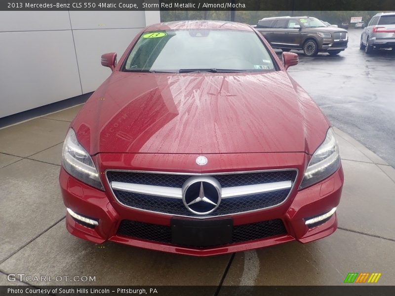 Storm Red Metallic / Almond/Mocha 2013 Mercedes-Benz CLS 550 4Matic Coupe
