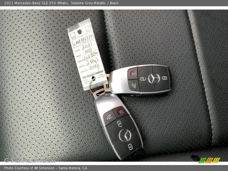 Keys of 2021 GLE 350 4Matic