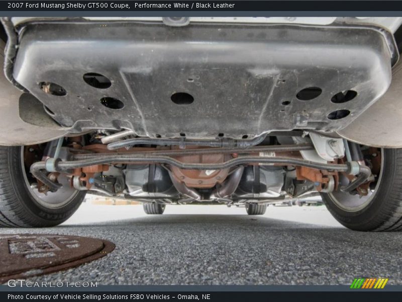 Undercarriage of 2007 Mustang Shelby GT500 Coupe