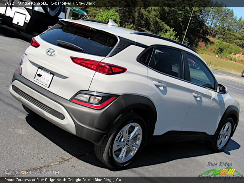 Cyber Silver / Gray/Black 2022 Hyundai Kona SEL