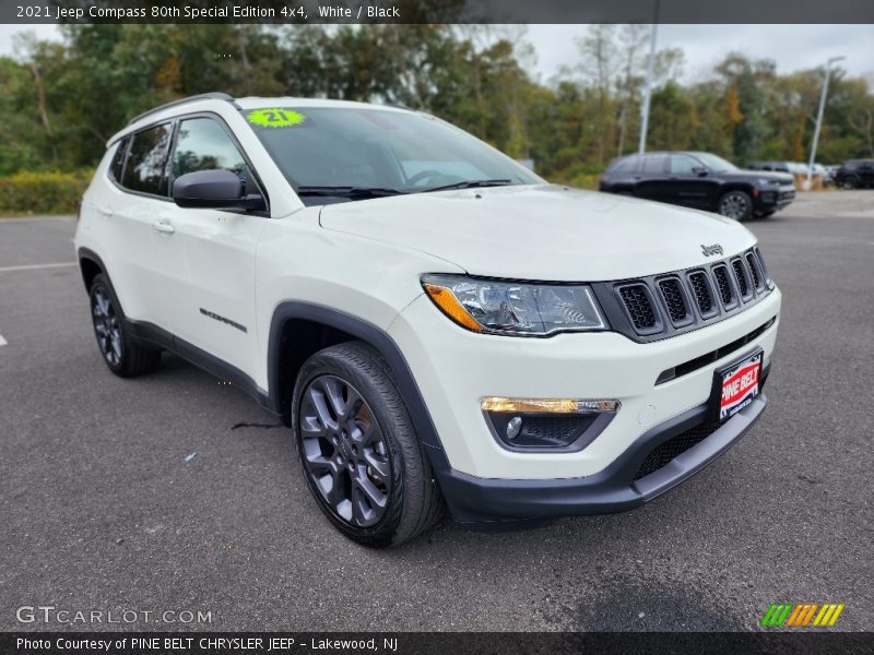 White / Black 2021 Jeep Compass 80th Special Edition 4x4