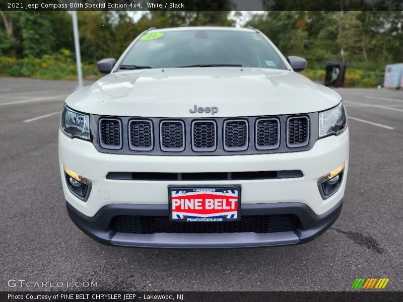 White / Black 2021 Jeep Compass 80th Special Edition 4x4