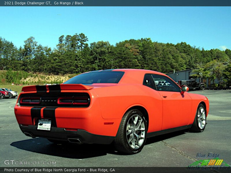 Go Mango / Black 2021 Dodge Challenger GT