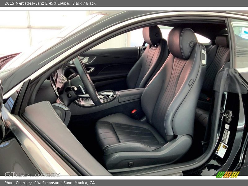 Front Seat of 2019 E 450 Coupe