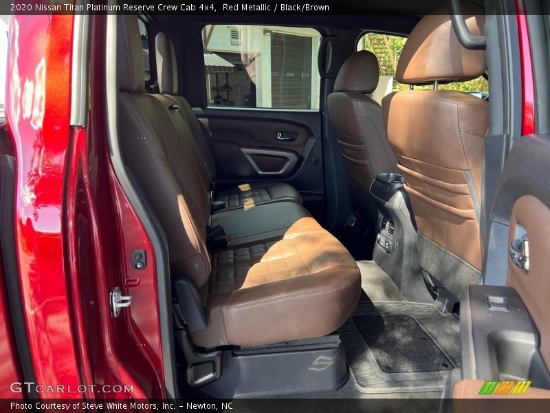Red Metallic / Black/Brown 2020 Nissan Titan Platinum Reserve Crew Cab 4x4
