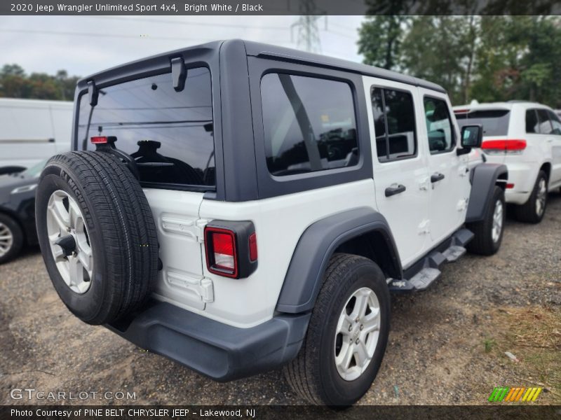 Bright White / Black 2020 Jeep Wrangler Unlimited Sport 4x4