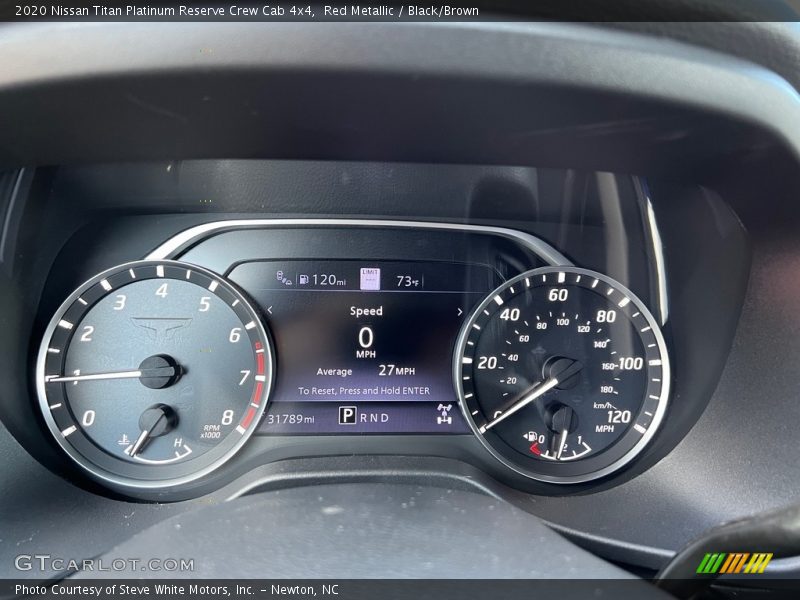  2020 Titan Platinum Reserve Crew Cab 4x4 Platinum Reserve Crew Cab 4x4 Gauges