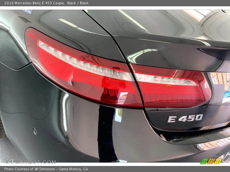 Black / Black 2019 Mercedes-Benz E 450 Coupe