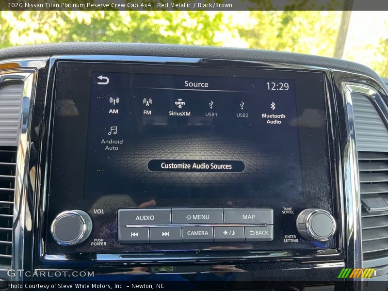 Controls of 2020 Titan Platinum Reserve Crew Cab 4x4