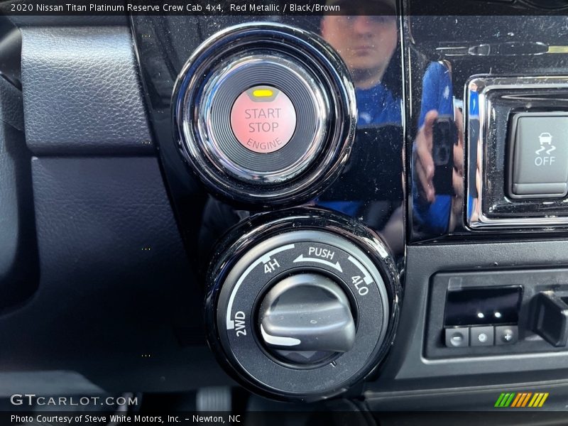 Controls of 2020 Titan Platinum Reserve Crew Cab 4x4
