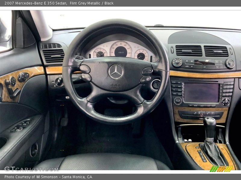 Flint Grey Metallic / Black 2007 Mercedes-Benz E 350 Sedan