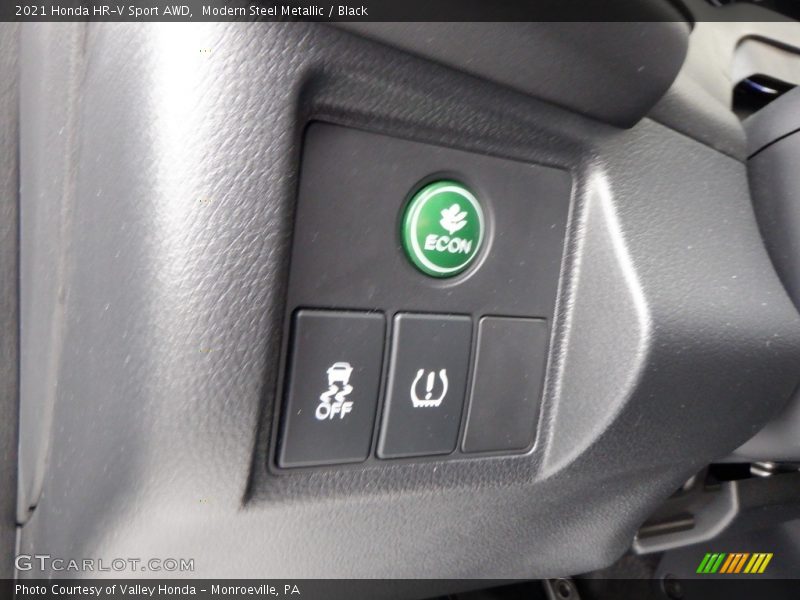Modern Steel Metallic / Black 2021 Honda HR-V Sport AWD