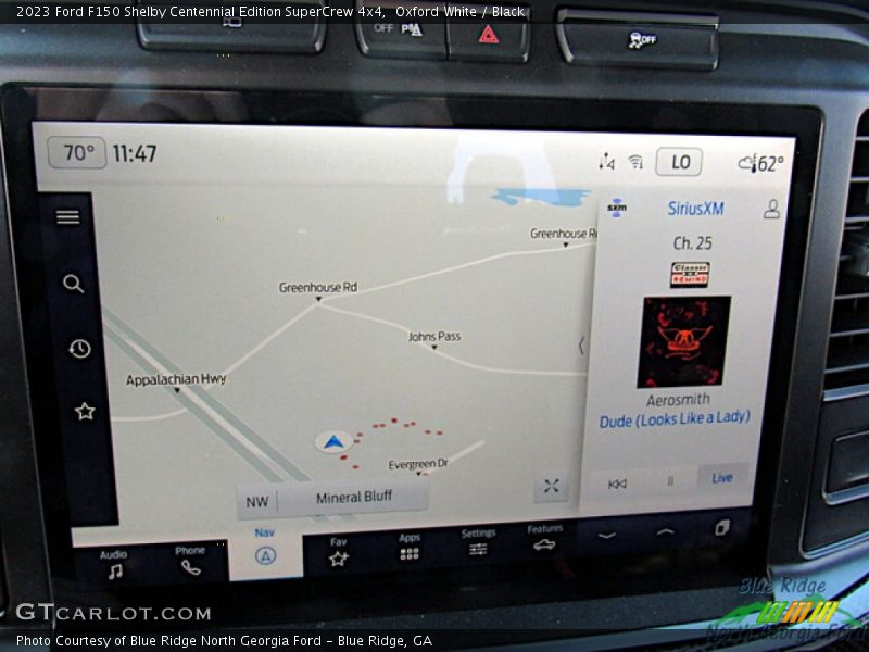 Navigation of 2023 F150 Shelby Centennial Edition SuperCrew 4x4