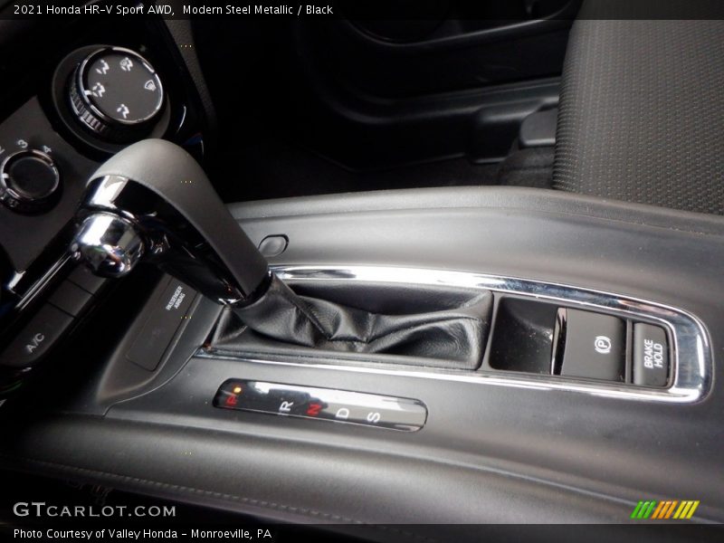 Modern Steel Metallic / Black 2021 Honda HR-V Sport AWD