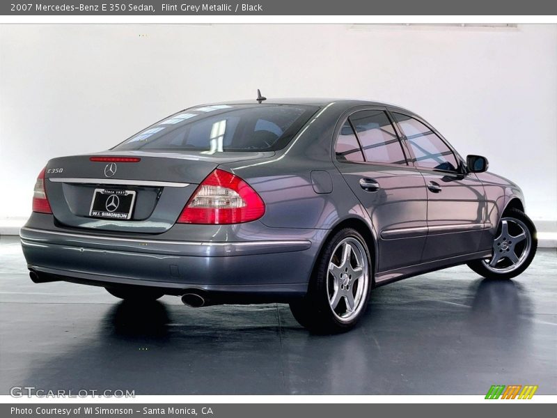 Flint Grey Metallic / Black 2007 Mercedes-Benz E 350 Sedan