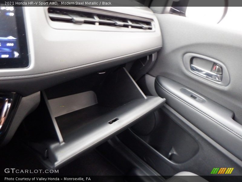 Modern Steel Metallic / Black 2021 Honda HR-V Sport AWD