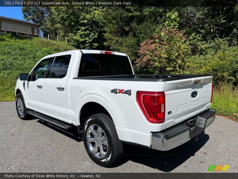 Oxford White / Medium Dark Slate 2021 Ford F150 XLT SuperCrew 4x4