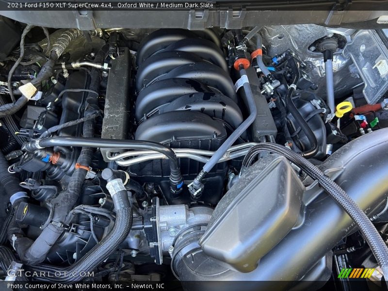  2021 F150 XLT SuperCrew 4x4 Engine - 5.0 Liter DOHC 32-Valve Ti-VCT E85 V8