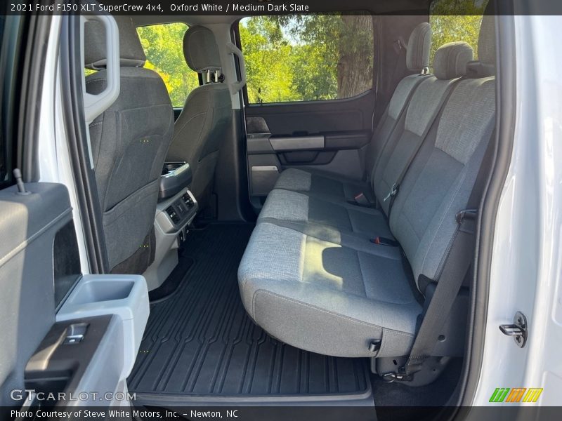 Rear Seat of 2021 F150 XLT SuperCrew 4x4