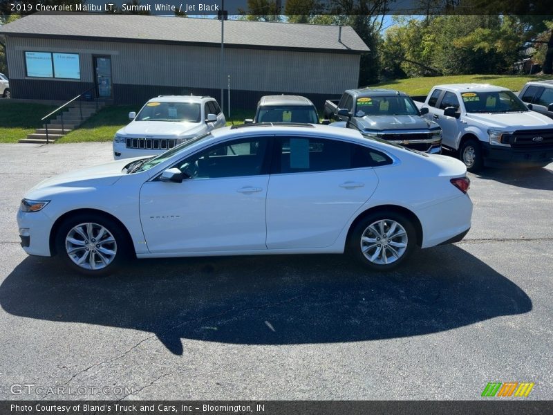 Summit White / Jet Black 2019 Chevrolet Malibu LT