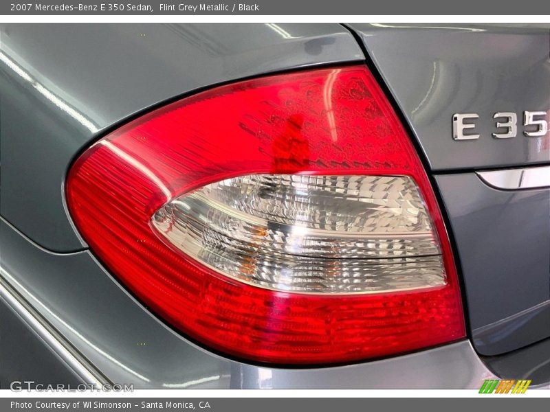 Flint Grey Metallic / Black 2007 Mercedes-Benz E 350 Sedan