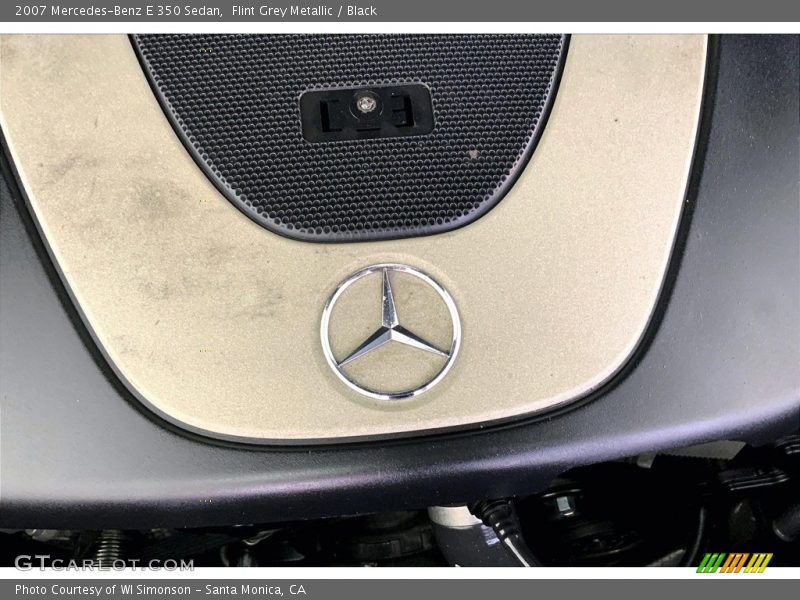 Flint Grey Metallic / Black 2007 Mercedes-Benz E 350 Sedan