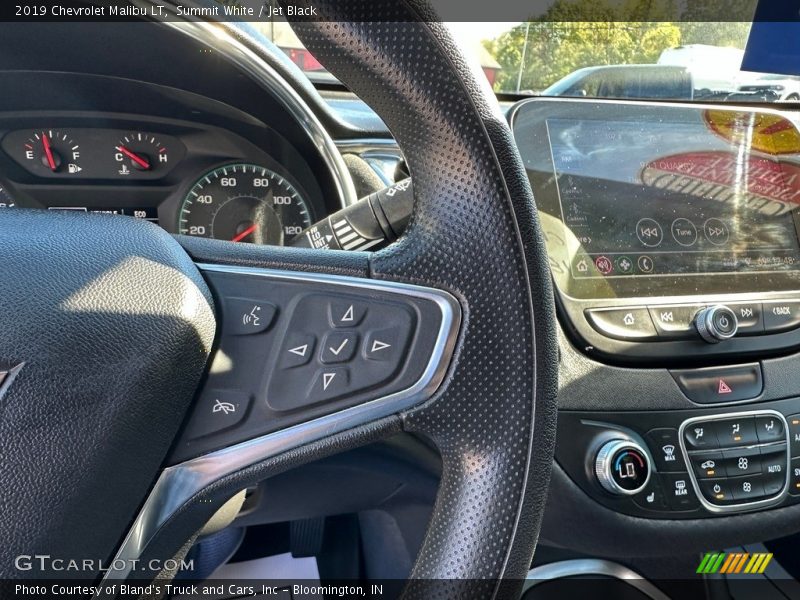 Summit White / Jet Black 2019 Chevrolet Malibu LT