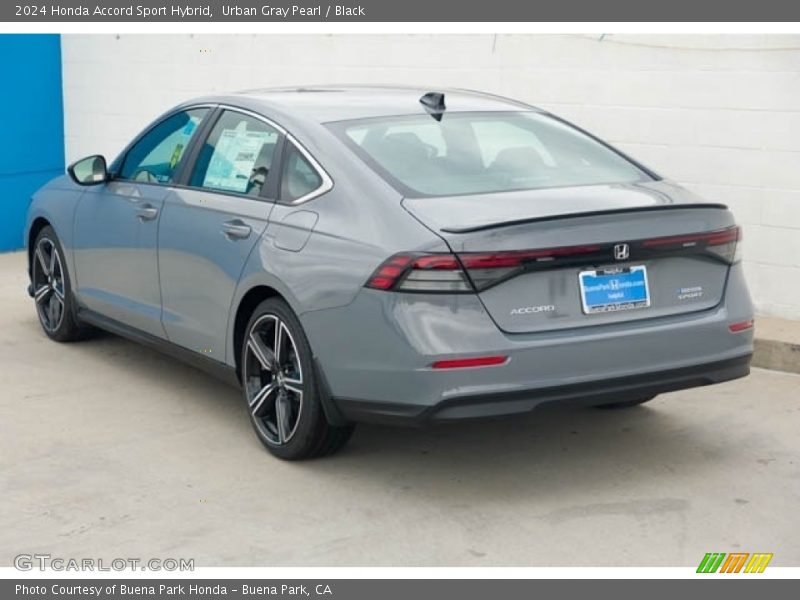 Urban Gray Pearl / Black 2024 Honda Accord Sport Hybrid