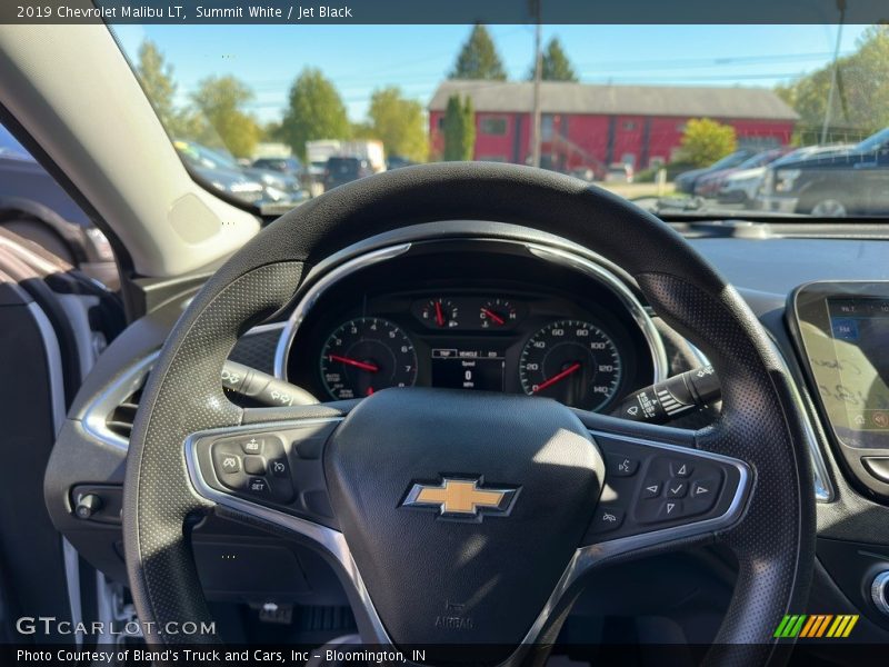 Summit White / Jet Black 2019 Chevrolet Malibu LT