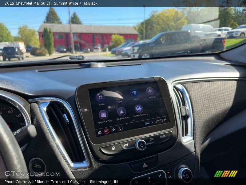Summit White / Jet Black 2019 Chevrolet Malibu LT