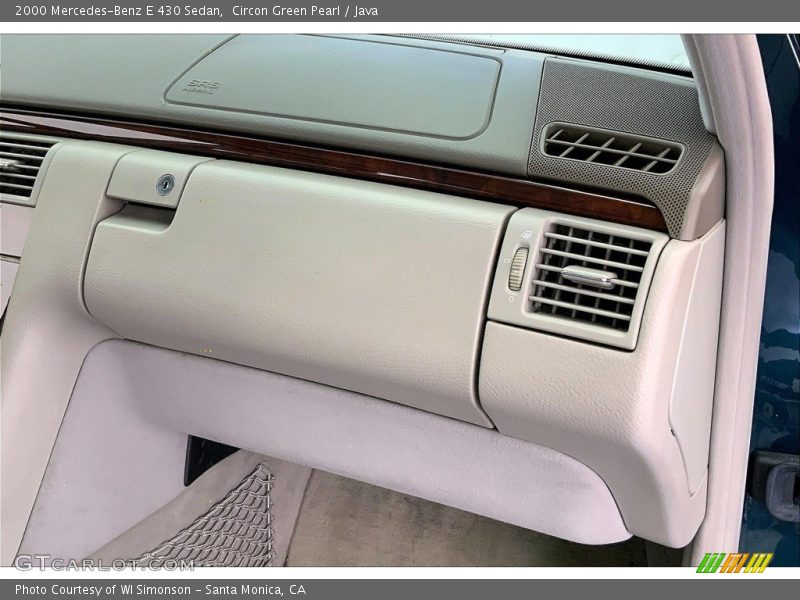 Dashboard of 2000 E 430 Sedan