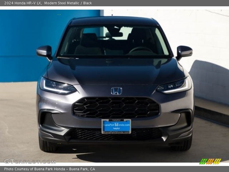 Modern Steel Metallic / Black 2024 Honda HR-V LX