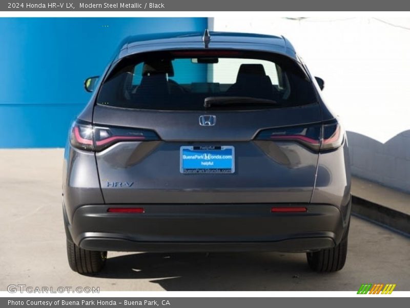 Modern Steel Metallic / Black 2024 Honda HR-V LX