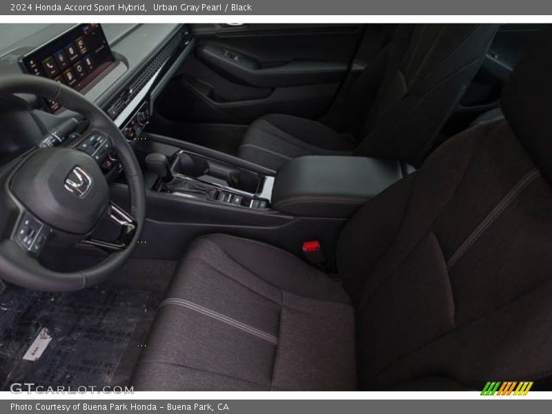  2024 Accord Sport Hybrid Black Interior