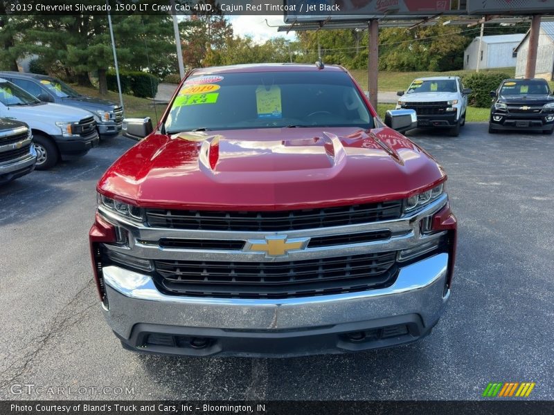 Cajun Red Tintcoat / Jet Black 2019 Chevrolet Silverado 1500 LT Crew Cab 4WD