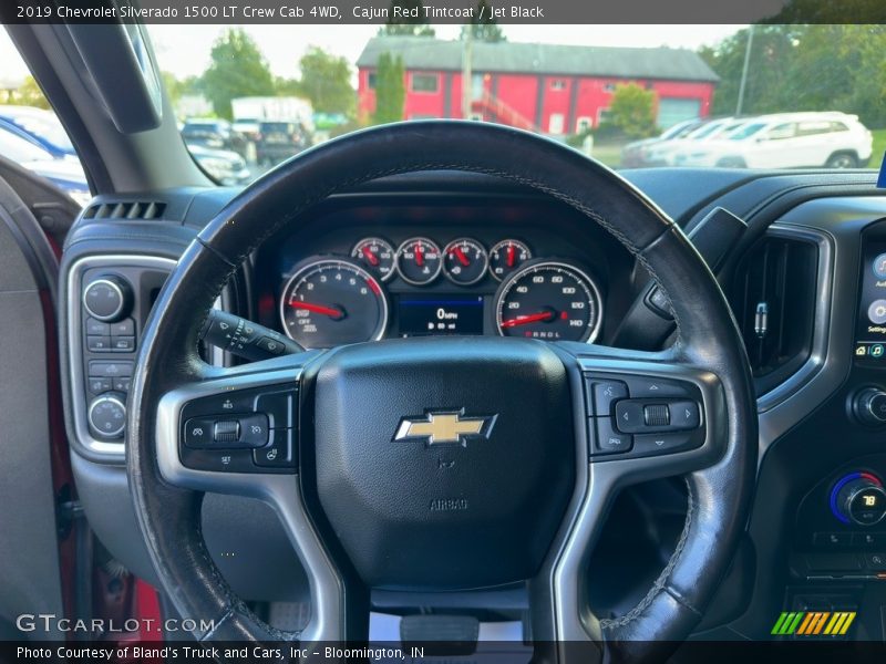 Cajun Red Tintcoat / Jet Black 2019 Chevrolet Silverado 1500 LT Crew Cab 4WD