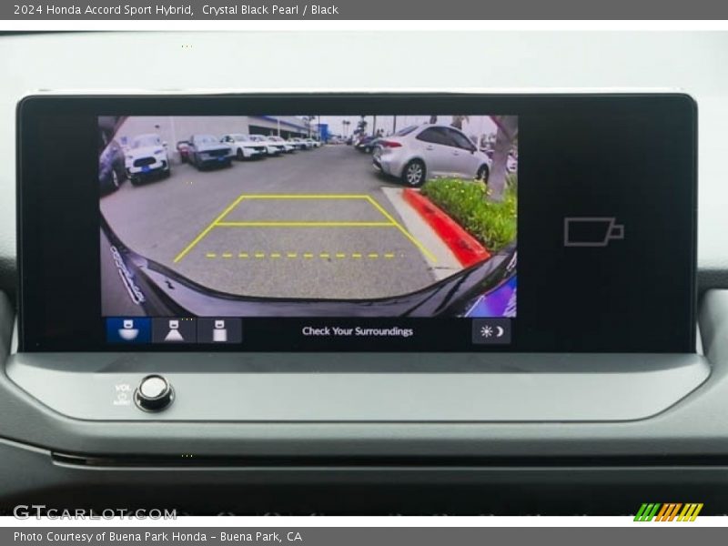 Crystal Black Pearl / Black 2024 Honda Accord Sport Hybrid