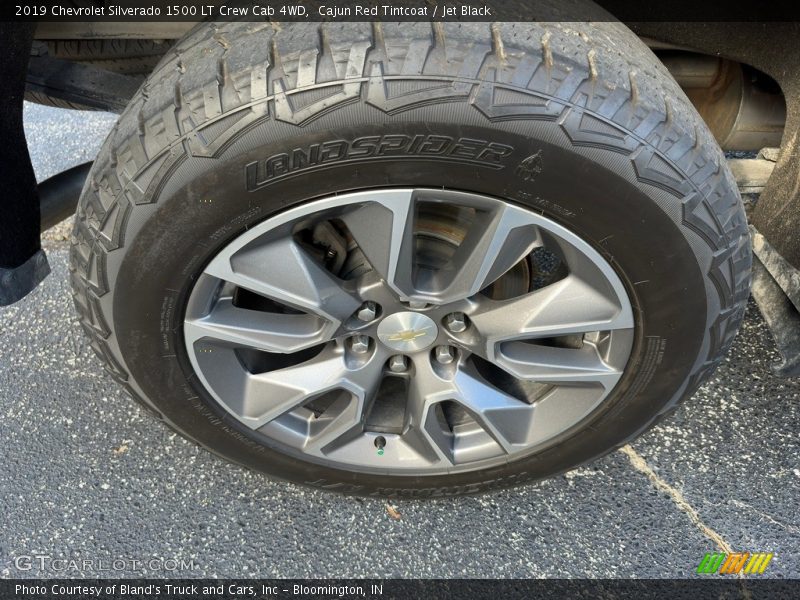 Cajun Red Tintcoat / Jet Black 2019 Chevrolet Silverado 1500 LT Crew Cab 4WD